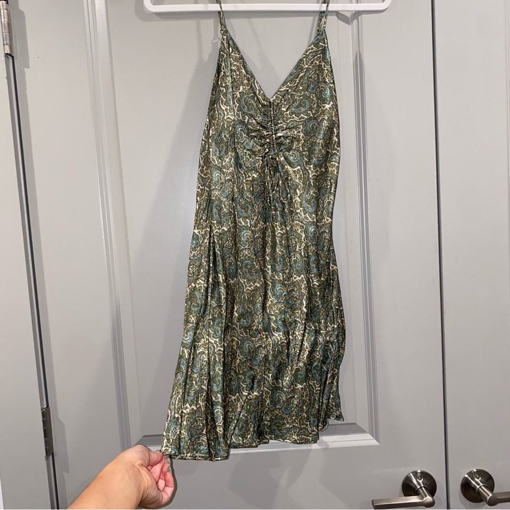 Zara mini satin dress